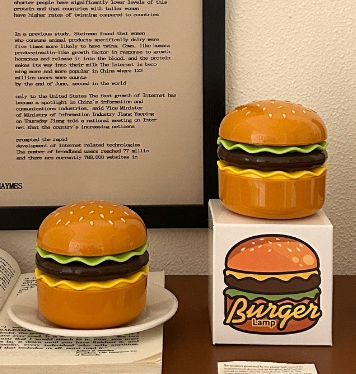 Hamburger Lamp™ Lampara con Sacapunta